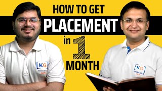 How to Prepare for Placement in 1 Month  Placement Preparation for IT Companies🔥Placement Roadmap [upl. by Aihsenet447]