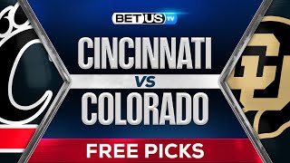 Cincinnati vs Colorado  College Football Week 9 Predictions Picks and Best Bets [upl. by Eimmas571]