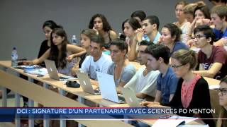 Sciences Po Menton signe un partenariat avec Monaco [upl. by Yedoc]