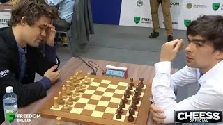 English Opening Agincourt Defense  Magnus Carlsen VS Jorden Van Foreest [upl. by Gaiser]