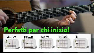 4 Accordi di Chitarra Bellissimi e Perfetti Per Chi Inizia [upl. by Auqenaj]