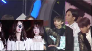 GFriend SinB amp BTS Jungkook SinKook Moments161119 Melon Music Award MMA [upl. by Hardan970]