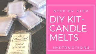 Making melts amp tarts with the DIY melt kit from Standley Handcrafted [upl. by Akeit]