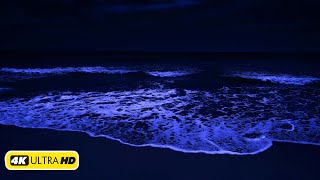 Ocean Waves for Restful Sleep Night Waves Sound helps Cure Insomnia in 3 Minutes 4K Video [upl. by Caneghem]