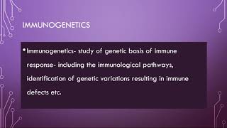 Immunogenetics HLA and association with diseases [upl. by Yren]