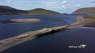 Spelga Dam Reservoir Northern Ireland Low In Water June 2020 [upl. by Nauqat]