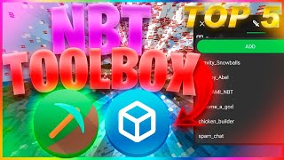 Top 5 MEJORES NBTs Para ⛏️TOOLBOX 11921  Minecraft PE 119  MCPE For TOOLBOX 119 💎 [upl. by Amle888]