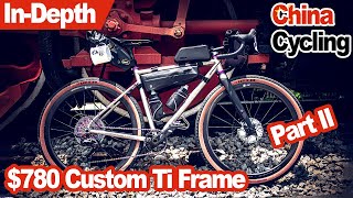 A Custom Titanium Frame for less than 800 My Waltly Gravel Frame an indepth look PtII [upl. by Lisab33]