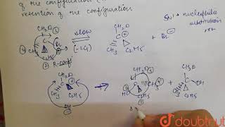 Racemisation takes place in SN1 reaction The reason is   12  HALOGEN DERIVATIVES [upl. by Anisamoht]