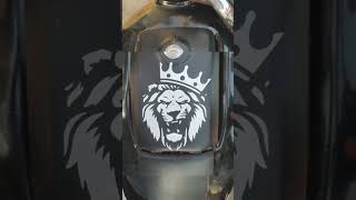 Lion monogram sticker automobile status radiumart [upl. by Notwen]