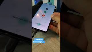 Formatear Samsung A71 Android 12 No Se Puede Apagar [upl. by Adnilec]