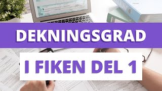 Dekningsgrad i Fiken Del 1 [upl. by Ymer]