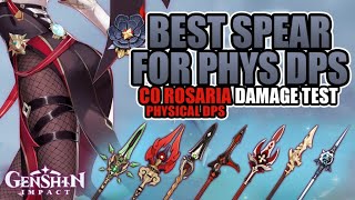 ROSARIA  The ULTIMATE 4★5★ Weapon Guide  Physical DPS Build  Genshin Impact [upl. by Ainud193]