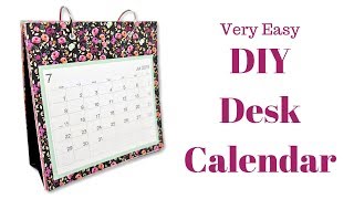 DIY Desk Calendar  Craft Fair Ideas [upl. by Ludwigg]