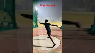 😯Discus throw😯 athlete shorts viral [upl. by Asirac]