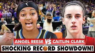 Stats EXPOSED Angel Reese vs Caitlin Clarks Record Duel [upl. by Llerad]