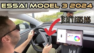 ESSAI nouveau MODEL 3 2024 Propulsion ⚡️Premier ressenti en famille chez TESLA Nantes TM3 highland [upl. by Nirag]