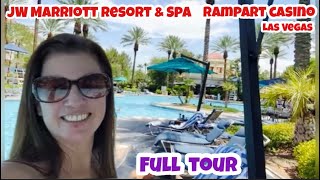 JW Marriott Las Vegas Resort amp Spa Rampart Casino Las Vegas  FULL TOUR [upl. by Eniamert]