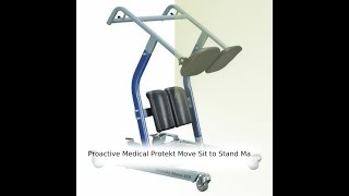 Proactive Medical Protekt Move Sit to Stand Manual Patient Lift [upl. by Aihsikal]