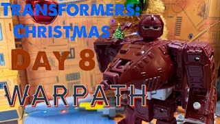 Transformers Christmas 🎄 Day 8 with Warpath Stop Motion [upl. by Isnam764]