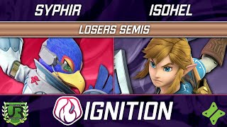 Syphir Falco vs isohel Link  Ignition 343 LOSERS SEMIS [upl. by Chapel]