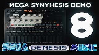 Mega Synthesis Demo 8 Sega Genesis Music Machine [upl. by Asiek]