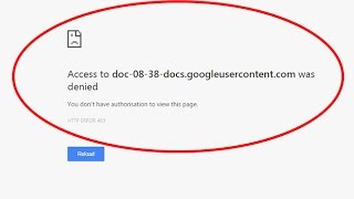 How to fix You dont have authorisation to view this pageHTTP ERROR 403 [upl. by Edy]
