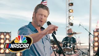 2017 NASCAR on NBC Open Featuring Blake Shelton  NASCAR  NBC Sports [upl. by Nitsed]