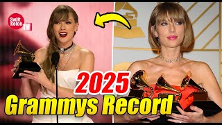 Taylor Swift BREAKS Grammy Record with Historic Album of the Year Nomination for 2025 [upl. by Enaxor]