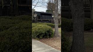 Loud SD70ACe K5LA horn blaring through Spartanburg Full video comes out soon trains trainhorns [upl. by Lled]