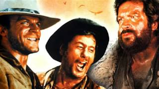 Bud Spencer Terence Hill Eli Wallach Los cuatro truhanes mejores momentos [upl. by Aihk]