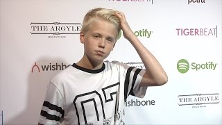 Carson Lueders  TigerBeat Launch Event Pink Carpet [upl. by Eusebio]