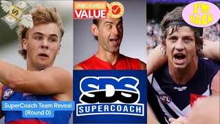 Round 0 Team Reveal AFL SuperCoach 2024 SDS SuperCoach [upl. by Icyak]