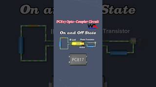 PC817 OptoCoupler Circuit Working pc817 optocoupler electronics [upl. by Lahcear]