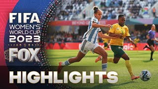 Argentina vs South Africa Highlights  2023 FIFA Womens World Cup [upl. by Philipp]