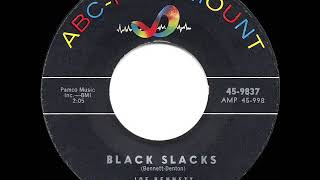 1957 HITS ARCHIVE Black Slacks  Joe Bennett amp The Sparkletones [upl. by Ahsekim]