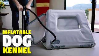 Meet an inflatable dog kennel for car travel [upl. by Noiemad16]