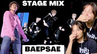 BTS  Baepsae 뱁새 Stage Mix  REACTION 방탄소년단 [upl. by Ariaek]