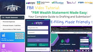 FBR Wealth Statement Made Easy Your Complete Guide to Drafting and Submission [upl. by Nauhs]