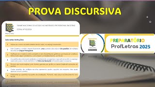 PROVA DISCURSIVA 2025 [upl. by Braeunig]