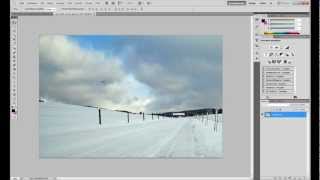 Photoshop Grundlagen  Schnee erstellen [upl. by Noyart938]