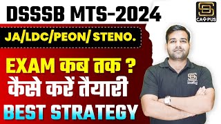 DSSSB MTS Exam Date 2024  DSSSB Latest News  DSSSB Exam Date  JSA LDC Stenographer [upl. by Gunner]