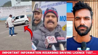 Important Information Regarding Driving Licence Test Listen In [upl. by Sulihpoeht56]