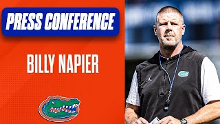 Billy Napier on DJ Lagway Montrell Johnson Jr amp LSU Game  Florida Gators Football [upl. by Ronald]