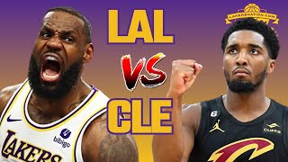 LIVE Lakers vs Cavs [upl. by Yenar226]