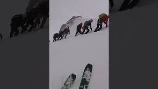 Another Midi arete ski descent chamonix aiguilledumidi midiarete [upl. by Ayekam]