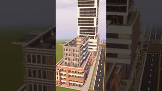 Modern Skyscraper  Minecraft Timelapse minecraftshorts minecrafttimelapse builds [upl. by Cis]