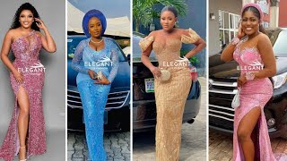 African Lace Dress Asoebi Styles 2024  Trending Asoebi Styles  Asoebi Lace  Nigerian Lace Styles [upl. by Iives]