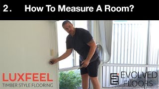 2 Measuring A Room For Loose Lay Vinyl Plank Installation [upl. by Daugherty713]