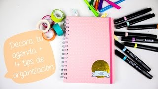 7 ideas para decorar tu agenda  4 tips de organización BigCrafts [upl. by Odlauso]